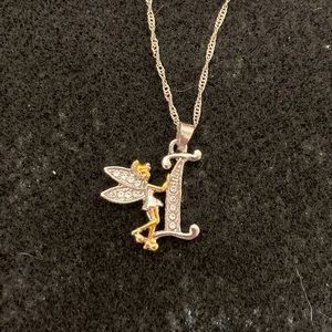 Tinkerbell Letter “I” Necklace